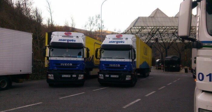 camiones-frontera Transporte de mercancías eficiente y fiable a Andorra